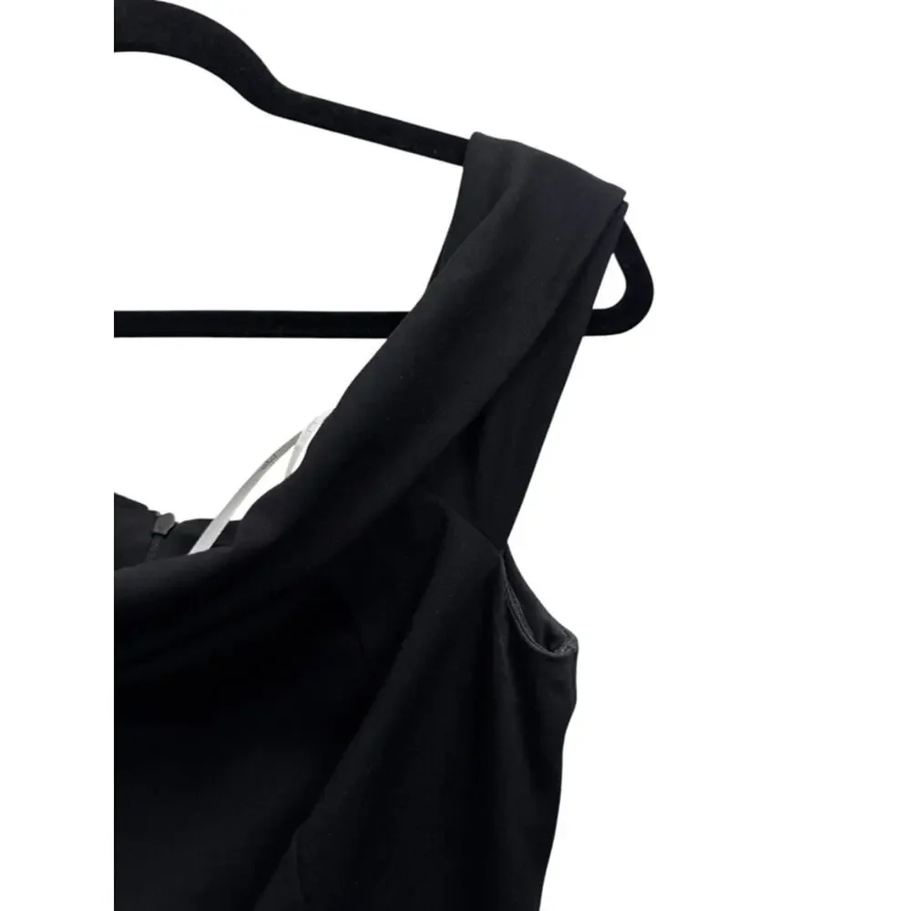 Lulus Season of Fun Black Off the Shoulder Skater Dress - Picture 7 of 10